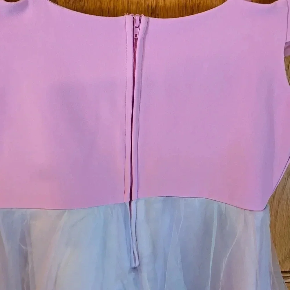 Rare Editions Cold Shoulder Costume Back Train big girls Size 12